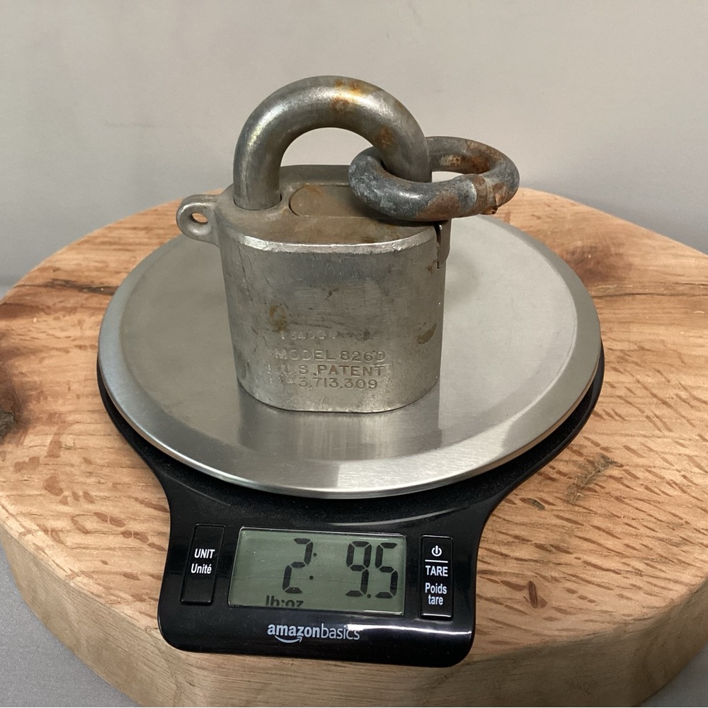 Vintage - Sargent & Greenleaf Inc. 1983 Padlock - Huge & Heavy - Collectible - Picture 13 of 13